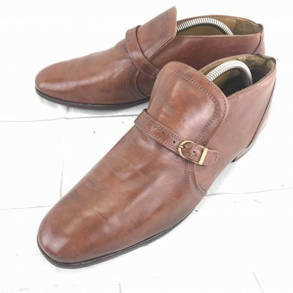 

Germany Lloyd Leather Monk Strap 25.5 Brown Dress Shoes Business