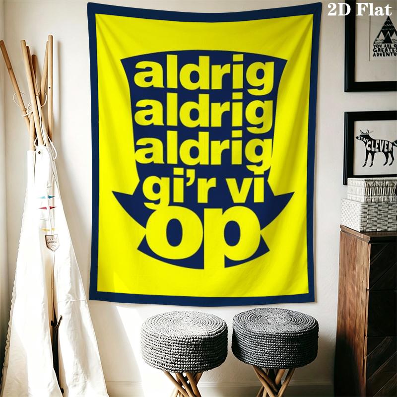 Brondby IF Wall Tapestry Aesthetic Wall Hanging Printed Fabric Blanket Decorative Tapestries for Bedroom Living Room Home Decor