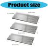 Stainless Steel Spill Pan Without Drain Beer Drip Tray Tea Drainage Plate Tea Drainage Plate Beverage Drip Tray