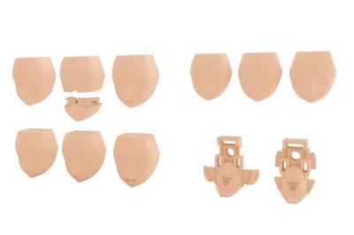 Kotobukiya Megami Device M.S.G 03 Face Set for Asura, Skin Color D, Approximately 19mm Tall, 1/1 Scale Plastic Model