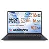 Asus Vivobook 16 M1607KA AMD Ryzen AI 7 350 16GB 512GB MS Office Windows Výdrž baterie AI PC 16palcový notebook, Procesor, Paměť, SSD, 2024, 11,