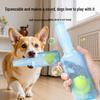 Bite-Resistant Interactive Dog Toy: Sounding Tennis Ball for Self-Play and Molar Cleaning