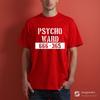 Psycho-Station T-Shirt Gefängnis Insasse Kostüm Lustiges Parodie Oberteil Unisex Geschenk T-Shirt
