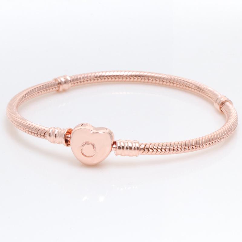 

Браслет Panjia в форме сердца из белой меди, змеиная кость, с логотипом