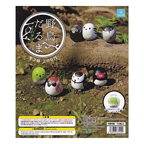 Wild Bird Daruma Mascot [Set of 7 (Full Set)]