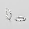 2024 Bestseller Luxury Hoop Earrings for Women: Simple, High-End Round Stud Design