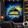 Arazzo da Appendere a Parete Stampa Leeds Rhinos Tessuto per Soggiorno Camera da Letto Decorazione Casa
