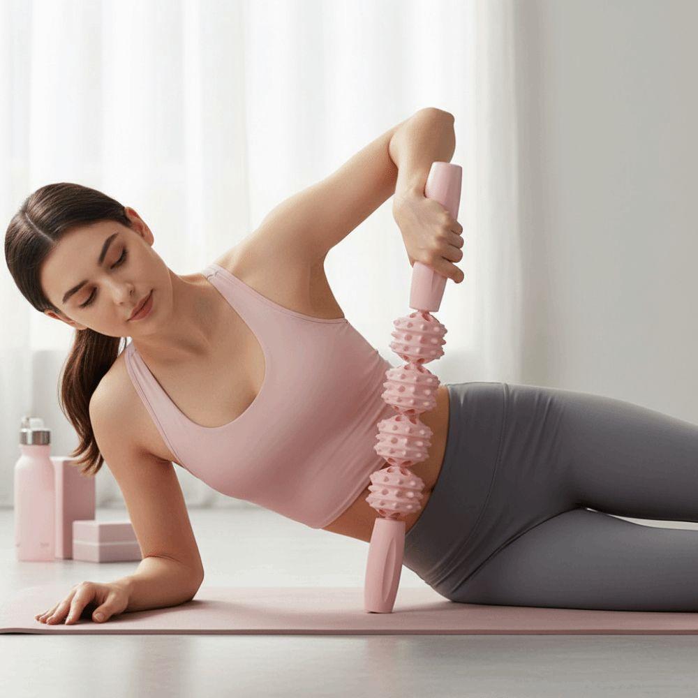 Body Slimming Handheld Fascia Tool Muscle Massage Massage Stick Roller  Fitness Equipment