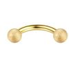 Drperfect 16G Rook Eyebrow Piercing Stainless Steel Helix Hoops Vertical Curved Barbell Daith Conch Septum Stud Jewelry