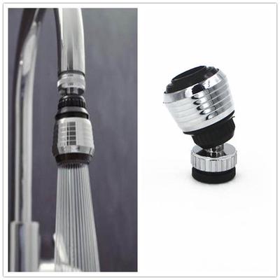 360-Grad-Wassersprudler, schwenkbarer Kopf, Sparhahn, Wasserhahn, Belüfter, Anschluss, Diffusor, Düse, Filter