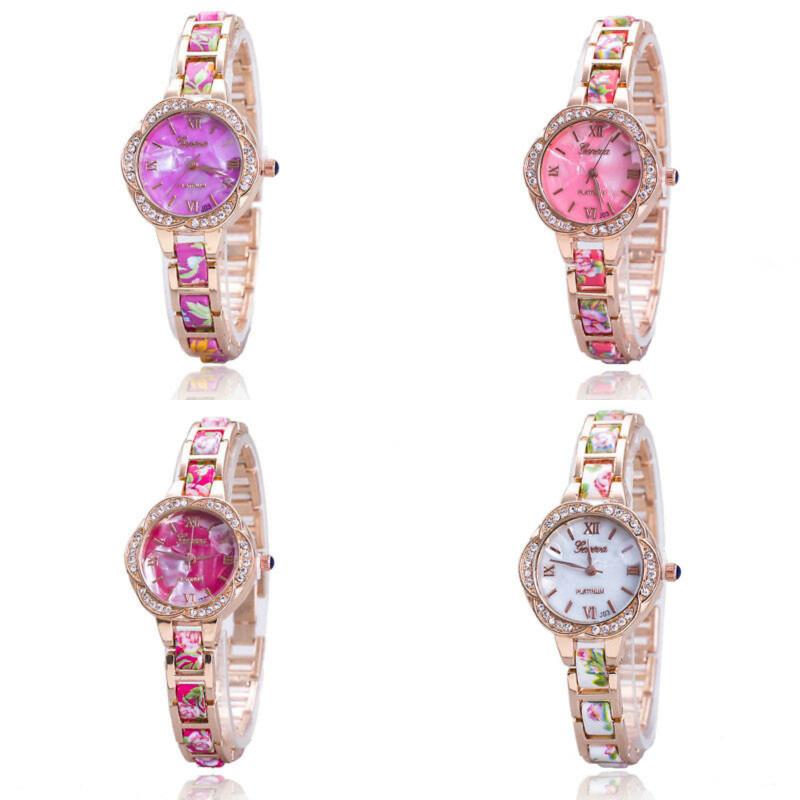 Trendy Fashion Womens Watch Alloy Band World Time Function Collection Supplies