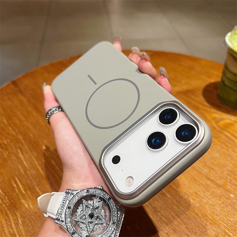 iPhone 17 Air Magnetische Hülle, Mattes PC Stoßfestes Cover für Apple 16, 15 Pro Max