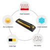 Heavy Duty Parking Stopper Rubber-Plastic Rubber Vehicle Floor Stopper Limit Stop Safety Stopper Auto Wheel Guide Block Driveway