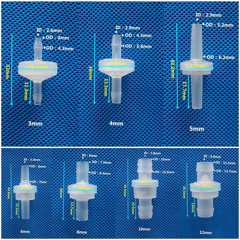 1Pc Plastic Check Valve Water Stop Valve For Gas Water Pipe Prevents Backward Flow Suitable For Home And Office Use