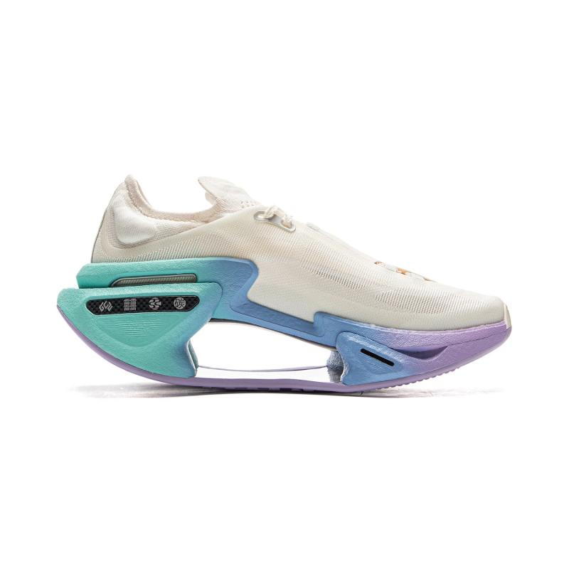 Li Ning Absolute Shadow 3.0 Cotton Candy Technology Men Running Shoes Off-White ARRV001-10