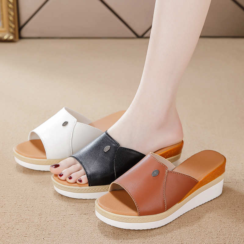 Without Heels In The Forest Woman's Slippers Sandal For Summer Shoes Flip Flops Sneakers Sports Collection 2025elegant