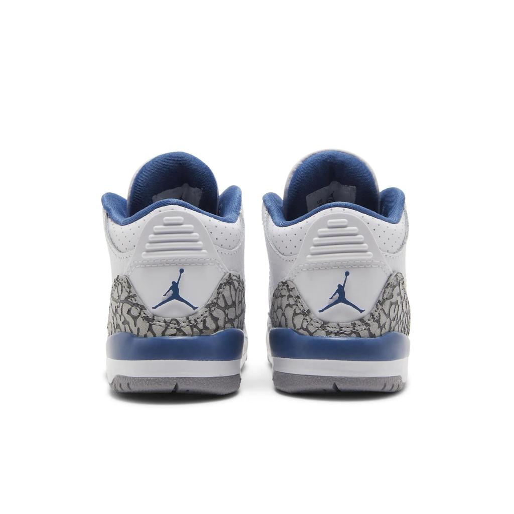 Air Jordan 3 Retro Toddler 'Washington Wizards' (Unisex) White / Metallic Copper / True Blue / Cement Grey Toddler Shoes DM0968 148