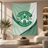 Decorative Tapestry,Hibernian FC Printed Wall Art, Lightweight Wall Hanging For Bedroom Background