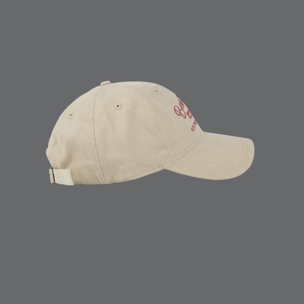 Letter Embroidery Baseball Cap Cotton Duck Tongue Hat New Sun Visors  Women