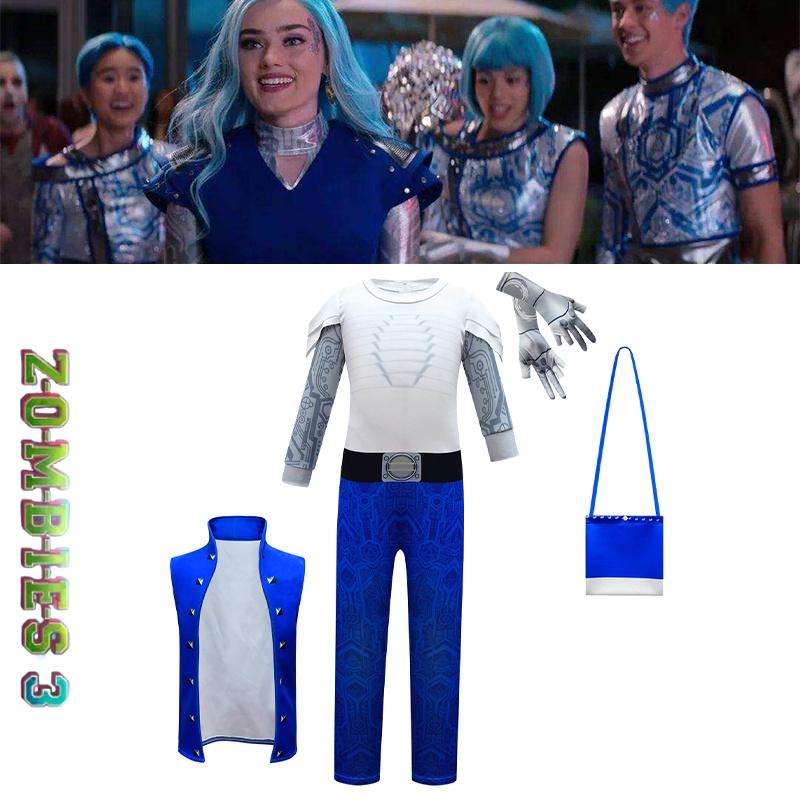 Zombie 3 Alien Cosplay Costume For Kids Halloween Outfits And Theme Parties