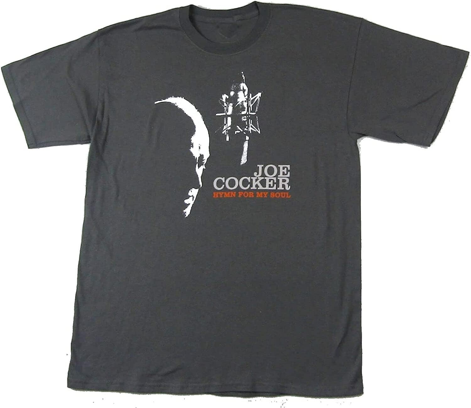Joe Cocker Hymn for My Soul Tour Grey T Shirt Black XXL чёрный
