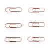 1.1in 100pcs Paper Clips Rust Prevention Increased Slip Resistance Portable Metallic Paper Clips for   Daily Use