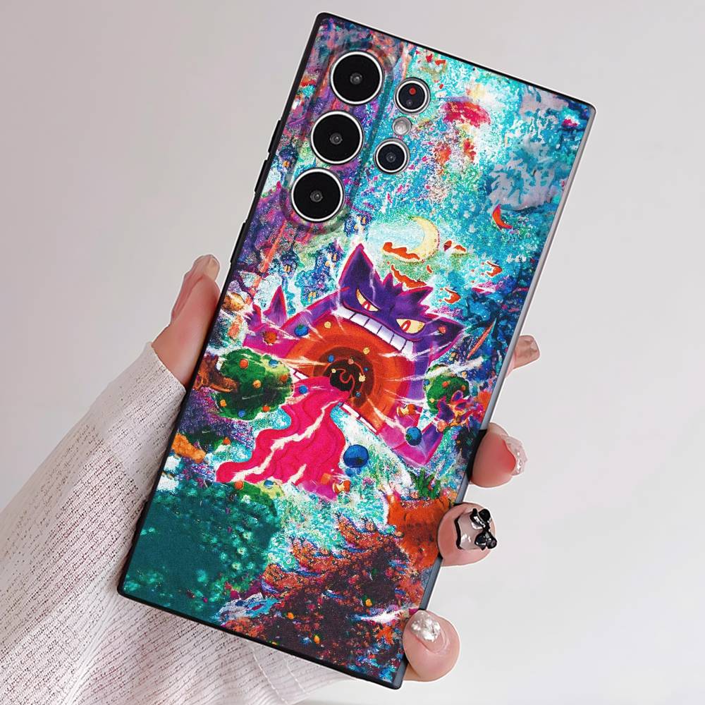 Cartoon Pokemon Anime Phone Case Samsung S21 S22 S23 S24 S25 FE Plus Ultra TPU Soft To Skin-friendly Case