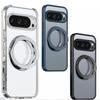 Transparent Magnetic Phone Case With Kickstand Google Pixel 10a 9a 9 Pro 10 11 XL - Acrylic Tri-Layer