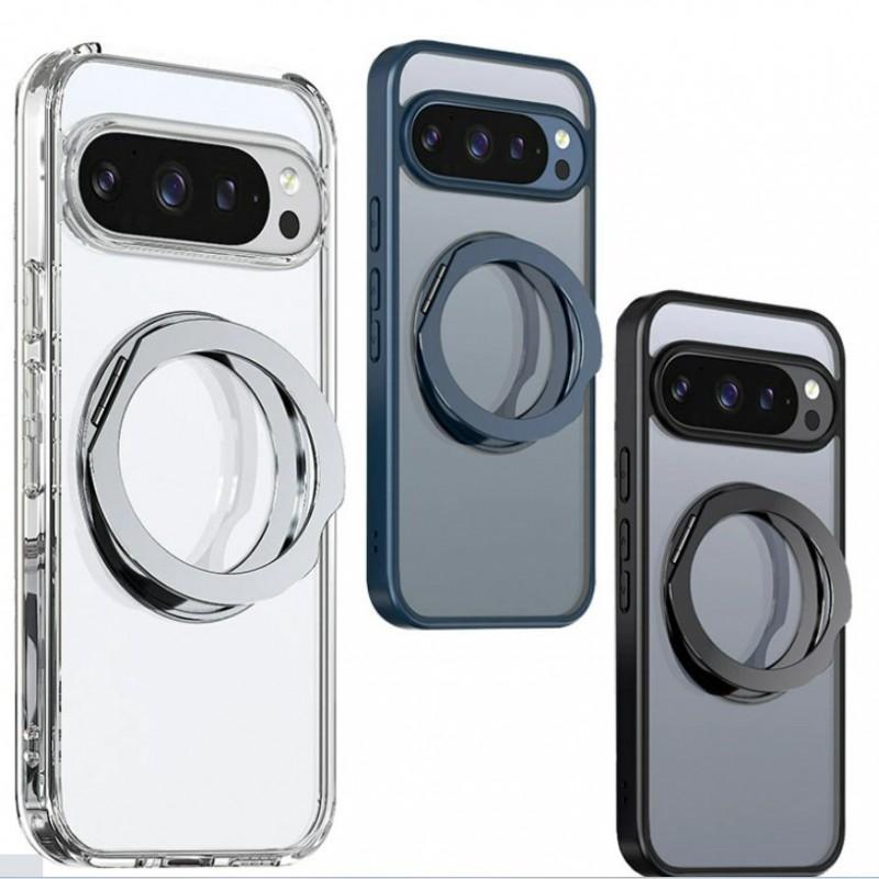 Transparent Magnetic Phone Case With Kickstand Google Pixel 10a 9a 9 Pro 10 11 XL - Acrylic Tri-Layer