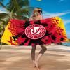 Hawks Basketball Beach Towel Microfiber Beach Towel, Lightweight and Quick-Dry, for Summer Travel, Swimming Pool Fan Birthday Gift