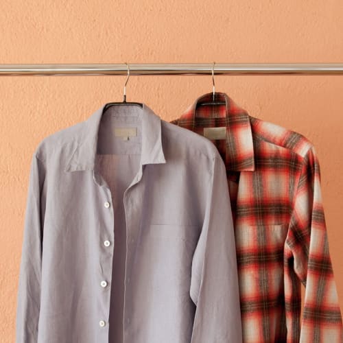 MAWA Silhouette 4110-Piece Hanger Set, Dark Blue, Slim, Space-Saving, Non-Slip Coating, Durable Metal Hangers, Ideal for Shirts, Blouses, and Jackets,