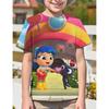Summer Boys/girls Soft True and the Rainbow Kingdom New Style animation Cartoon Print Casual Tee 3D Printing Children T-shirt