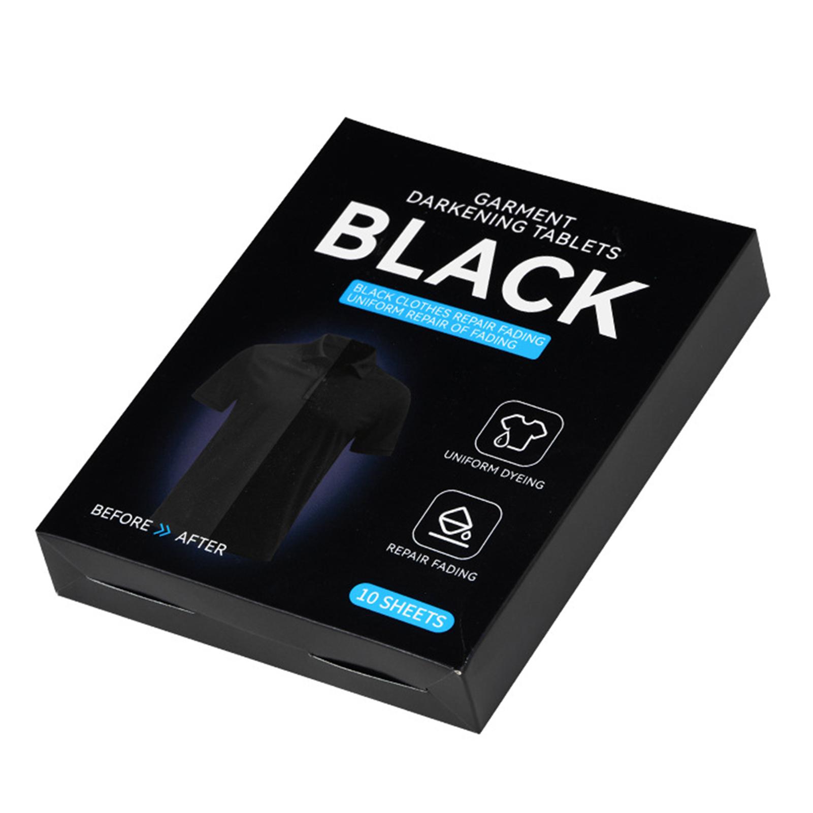

Black Clothes Restoration Fixed Color Laundry Tablets, Black Clothes Renovation Bright Restoration Enhancement Tablets