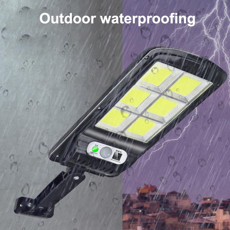 Solar Powered Motion Sensor Light Outdoor Waterproof Courtyard Light Security Light with Remote