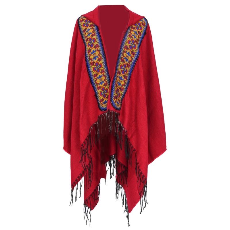 

Multifunctional Warm Shawl Versatile Shawl Elegant Women s Shawl Stylish Tassels Shawl for Autumn Winter Wear