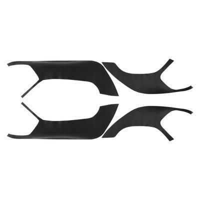 TUCKBOLD Door Kick Guards for Mazda 3 Axela Half Black Scratch Protection 2017-2019, 4-Door Set, PVC,