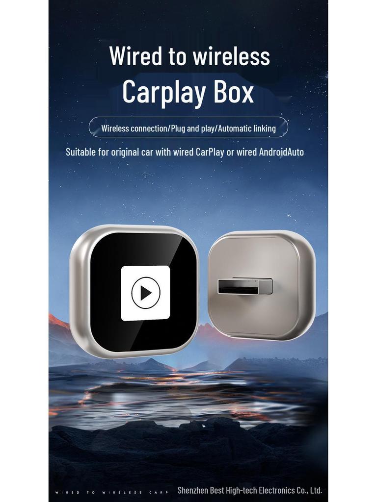 2-in-1 Wireless CarPlay & Android Auto Adapter: Wired to Wireless Conversion for Car Systems