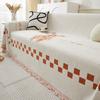 Anti-Scratching Sofa Cover Ins Style Sofa Cushion All-Inclusive Universal Cover Towel Half Plush Sofa Full Covered Blanket