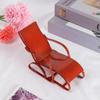 Playing House Garden Bench Doll Beach Chair Foldable Deckchair Dollhouse Furniture Toy Accessories