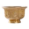 Cultural Tibetan Eight Auspicious Symbols Offering Cup Holy Water Bowl for Devotional Use Spiritual Home Decoration