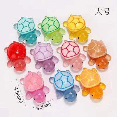 Luminescent Turtle Box For Storing Toys Home Decor, Resin Craft Turtle Figurines That Glow Storage Ornament