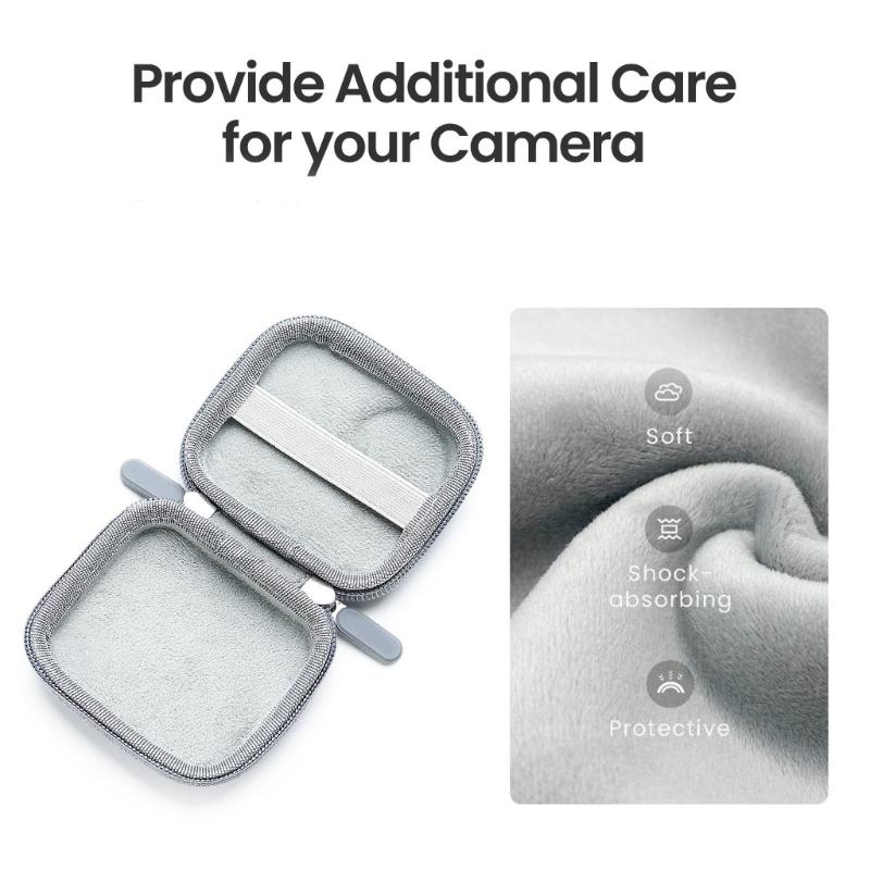 Compact Protective Storage Bag For Portable Action Camera Accessories EVA Carrying Case Lightweight Design