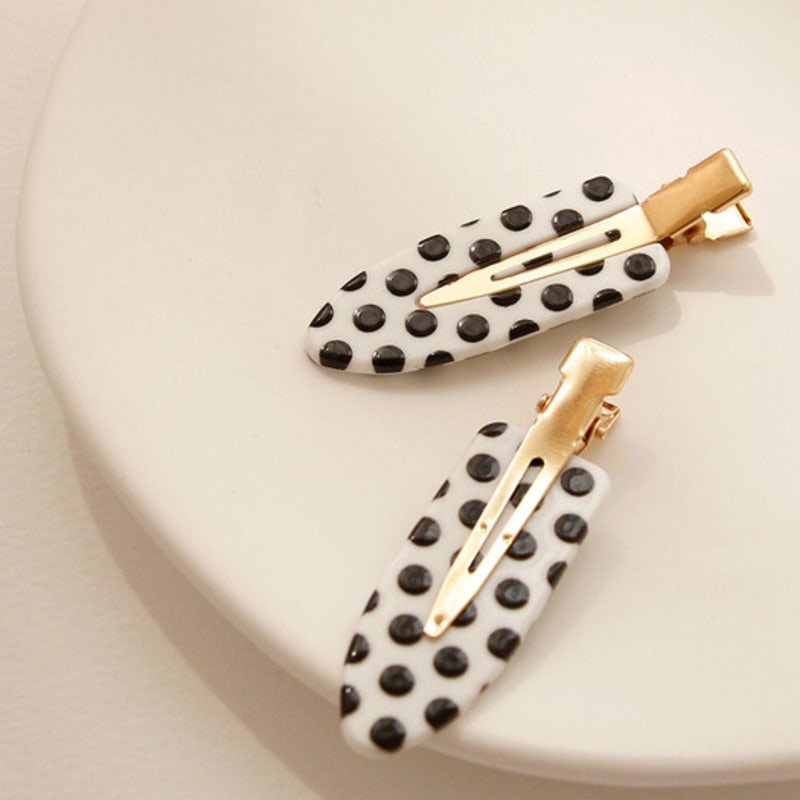 

J.Lauren Dot Point Front Side Hair Clip H01018 single type