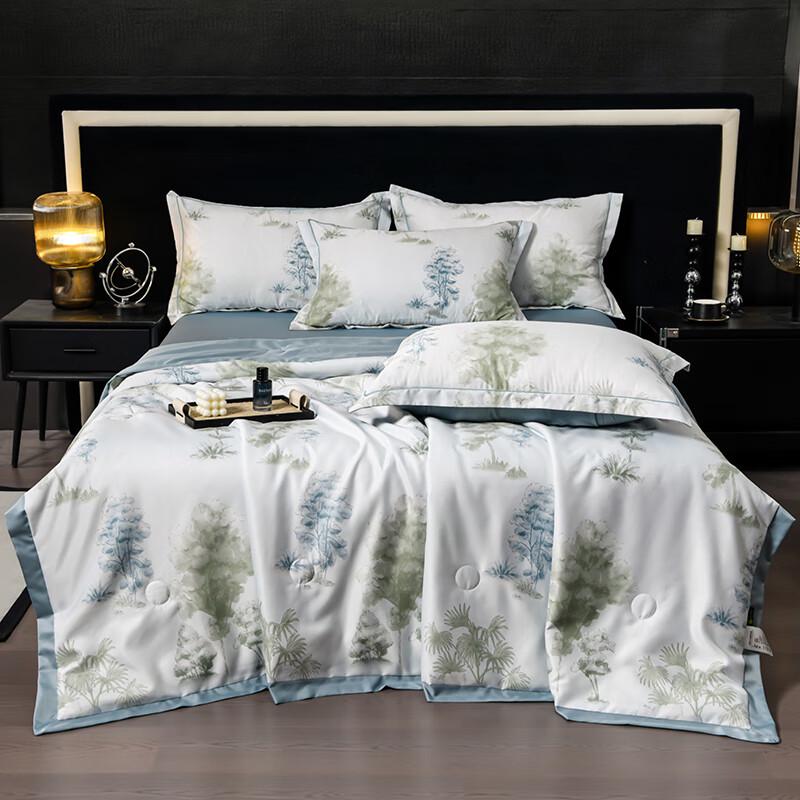 

XuanYu Forest Island Washed Ice Silk Summer Quilt