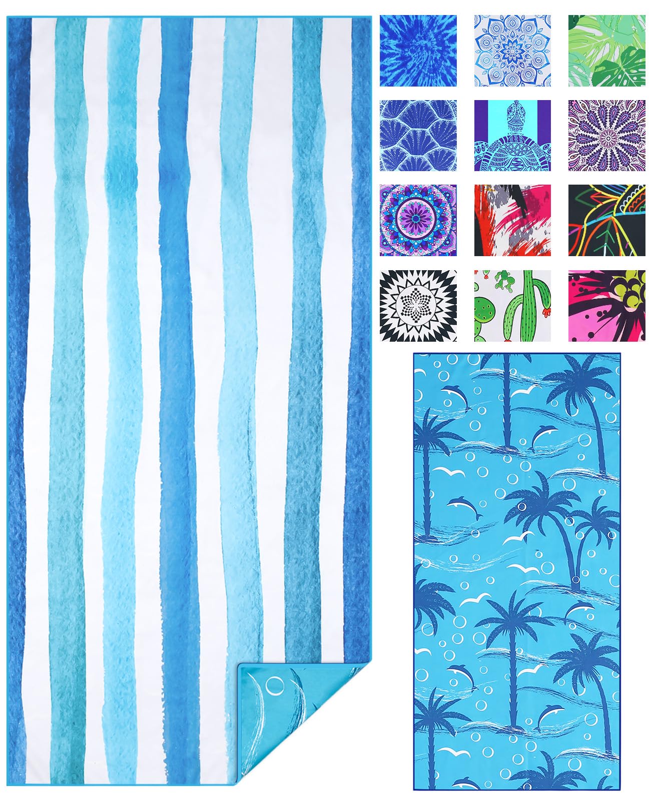 

Легкое Тонкое Пляжное Полотенце Микрофибра Большое Очень Большое Пескостойкое Полотенце Быстросохнущее Полотенце Путешествия Кемпинг Бассейн Плавание Пляжные Аксессуары Отпуск