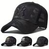 Casquette de baseball unisexe avec broderie de lettre, réglable pour l'extérieur, chapeau de protection solaire printemps été, casquette de sport golf