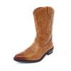 Chelsea Herren Plus Size High-Top Lederstiefel - Britischer Trend Lässige Mode, Arbeitskleidung Martin Stil