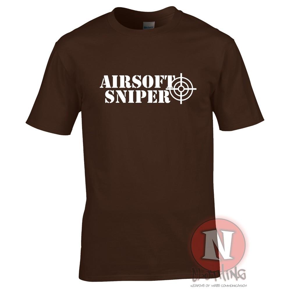 Airsoft Sniper TShirt Airsoft Team Military Sport Teeshirt Tee 2XL