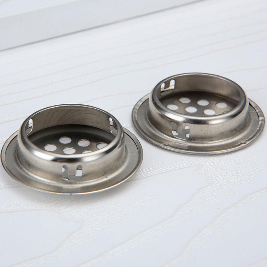 20x Fori di Ventilazione Argentati Per Armadi Materiali Resistenti all'Usura Fori di Ventilazione in Acciaio Inossidabile