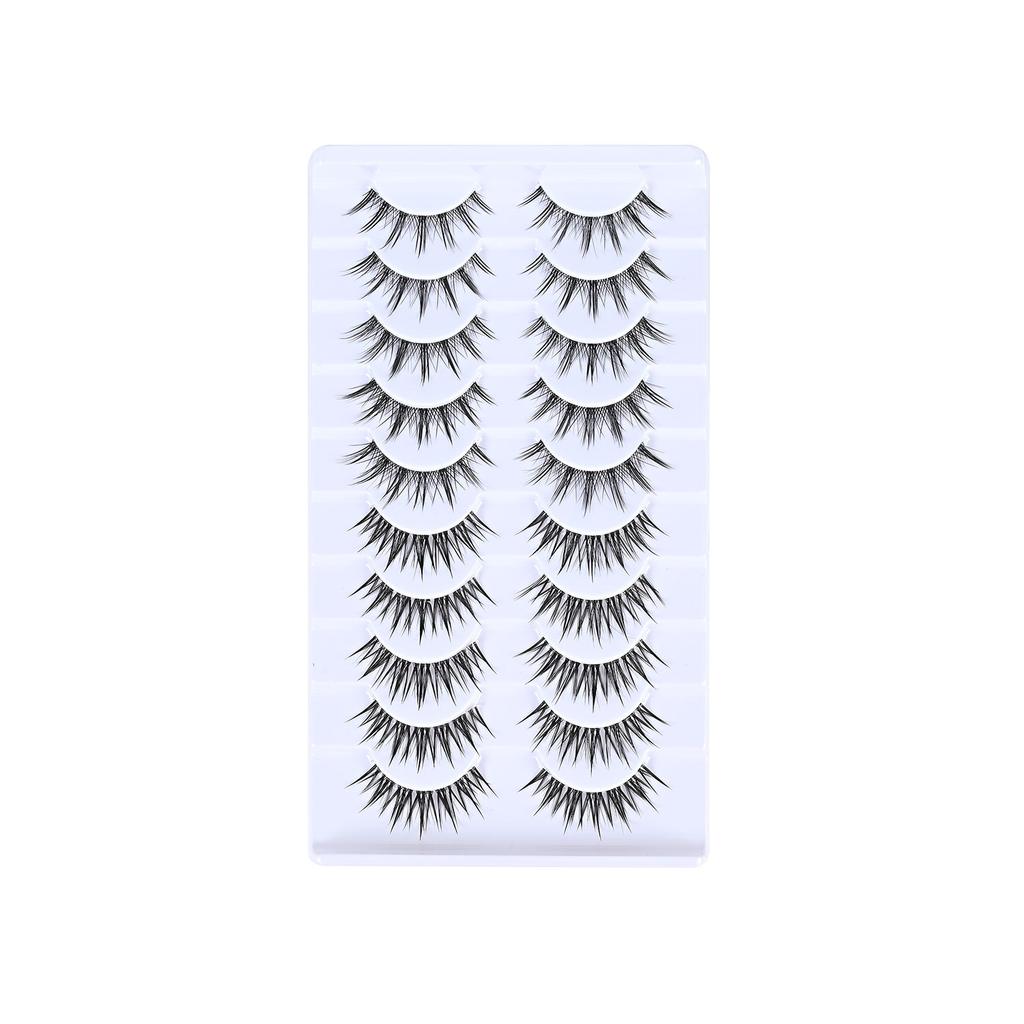 Whole One-piece False Eyelashes Hard Stems Natural Thick COS Thai Makeup Little Devil Daily 2026